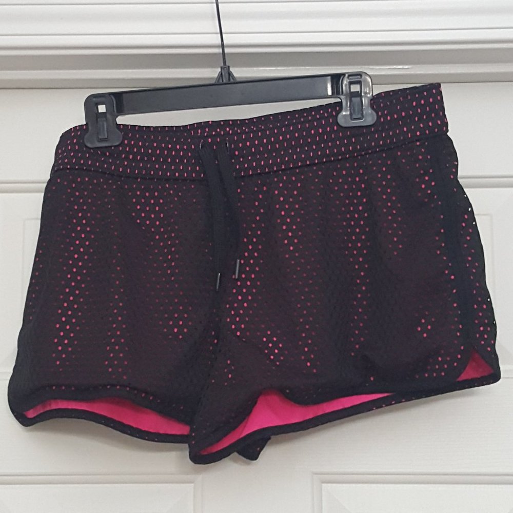 Women's ATHLETIC Shorts Size XL Black/ Pink